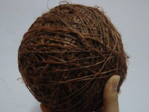 苧麻線，纖維，薯榔，植物染